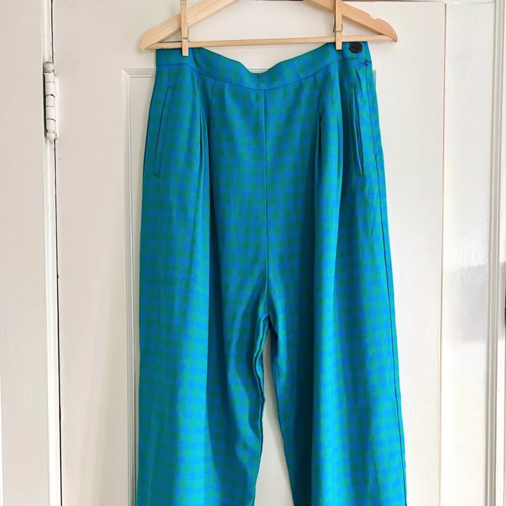 No. 6 Store 'Jacob Pant' in Blue Green Check